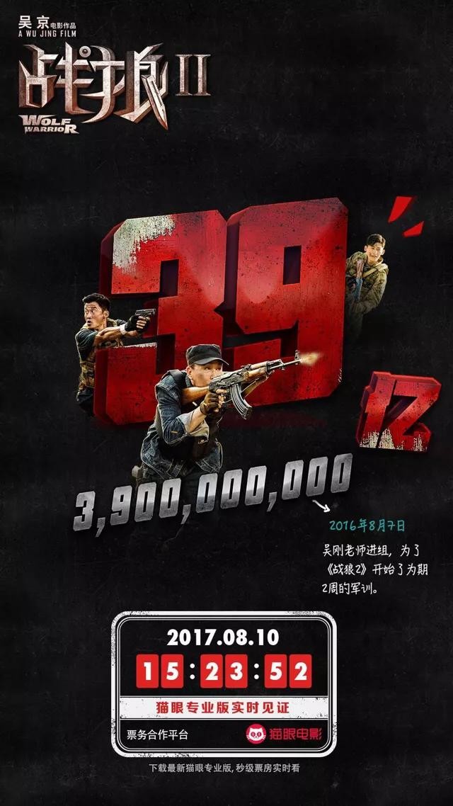 ​52张《战狼2》破亿海报大合集，我是”战狼“粉，我来见证！ 第44张