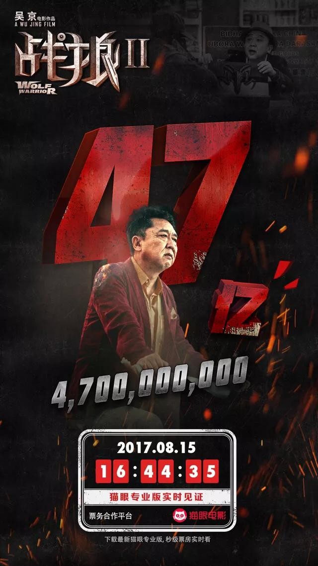 ​52张《战狼2》破亿海报大合集，我是”战狼“粉，我来见证！ 第52张
