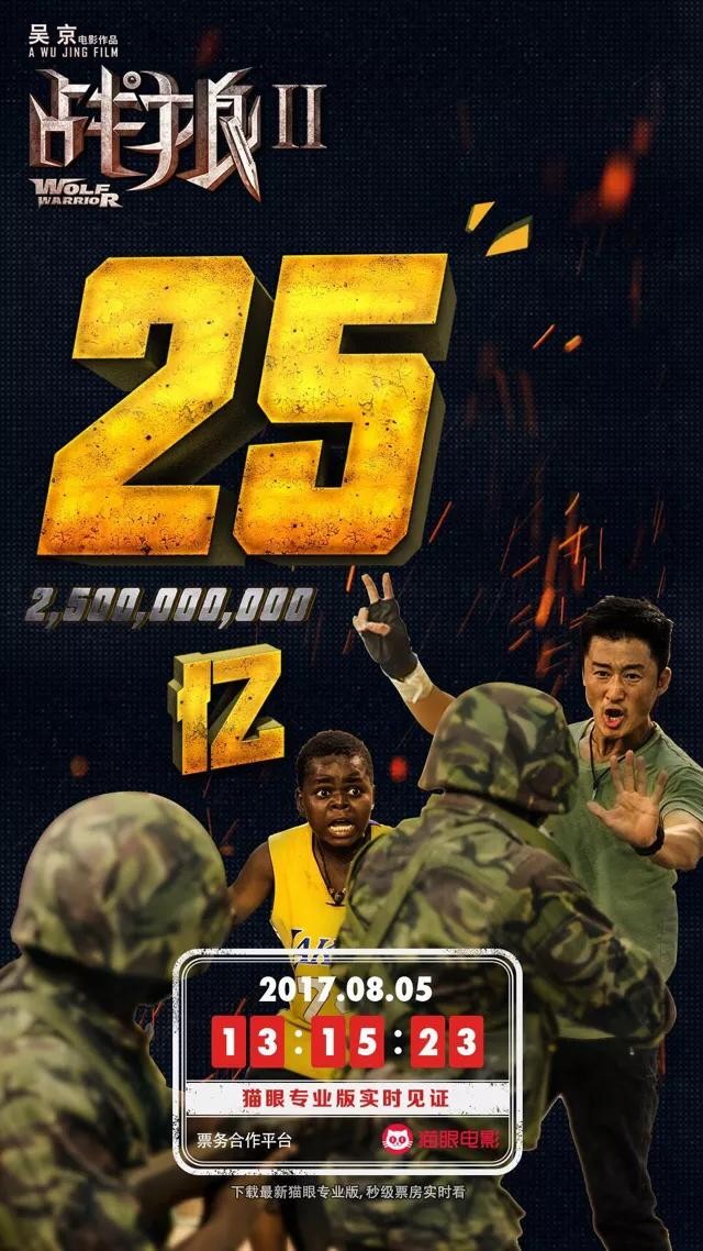 ​52张《战狼2》破亿海报大合集，我是”战狼“粉，我来见证！ 第28张