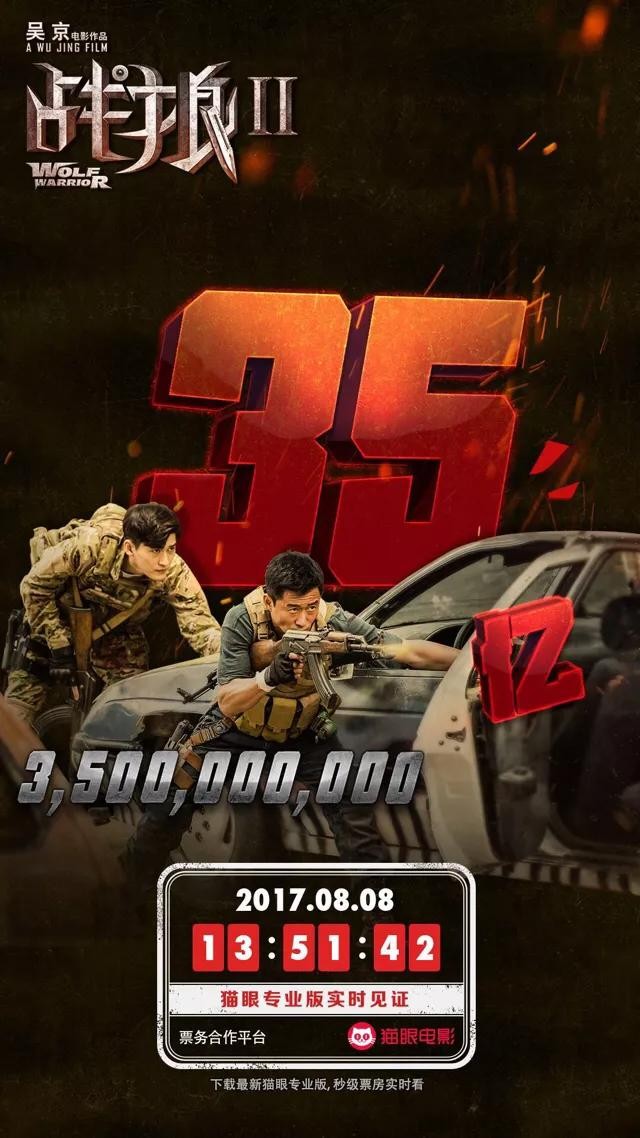 ​52张《战狼2》破亿海报大合集，我是”战狼“粉，我来见证！ 第40张