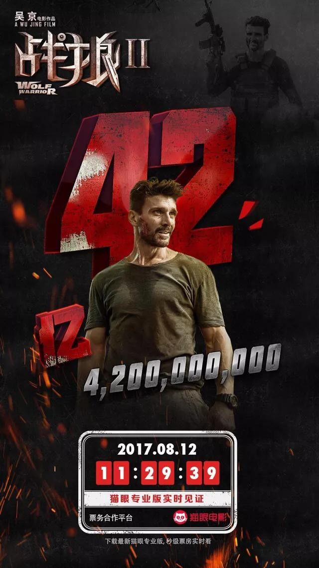 ​52张《战狼2》破亿海报大合集，我是”战狼“粉，我来见证！ 第47张