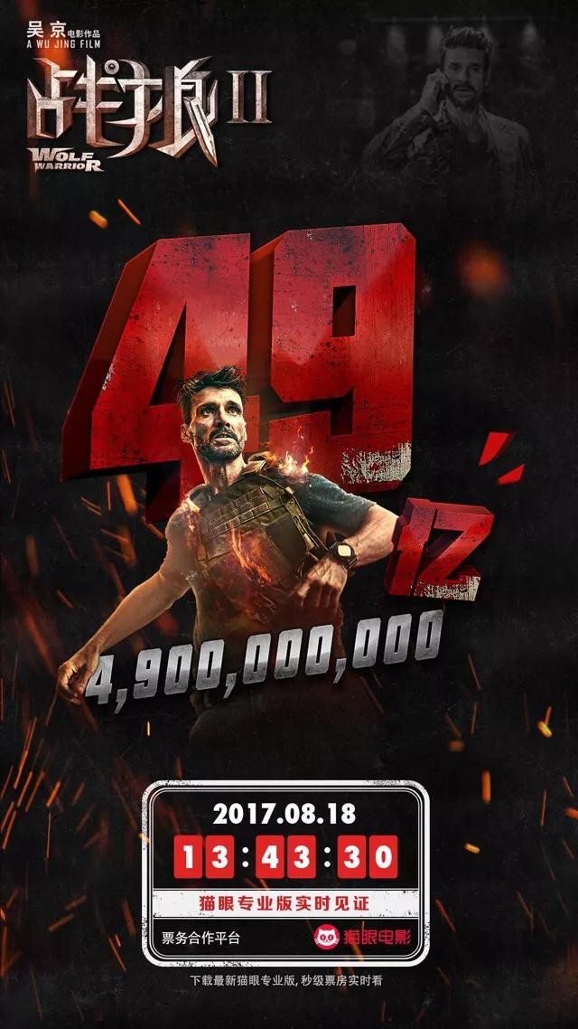 ​52张《战狼2》破亿海报大合集，我是”战狼“粉，我来见证！ 第54张