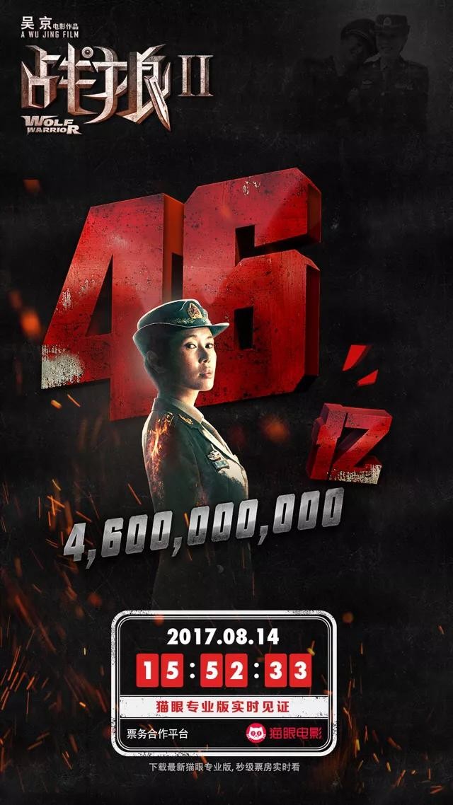 ​52张《战狼2》破亿海报大合集，我是”战狼“粉，我来见证！ 第51张
