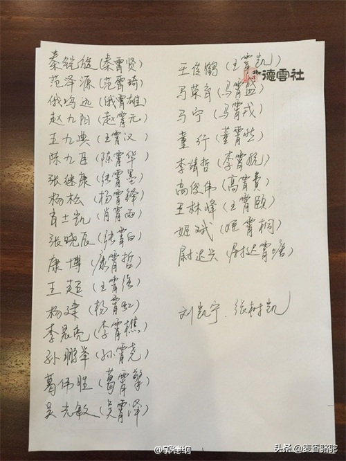 德云社第二批霄字科获艺名:雷字重复利用,“助理冲冲”抢注搭档 第13张 德云社第二批霄字科获艺名:雷字重复利用,“助理冲冲”抢注搭档 第13张