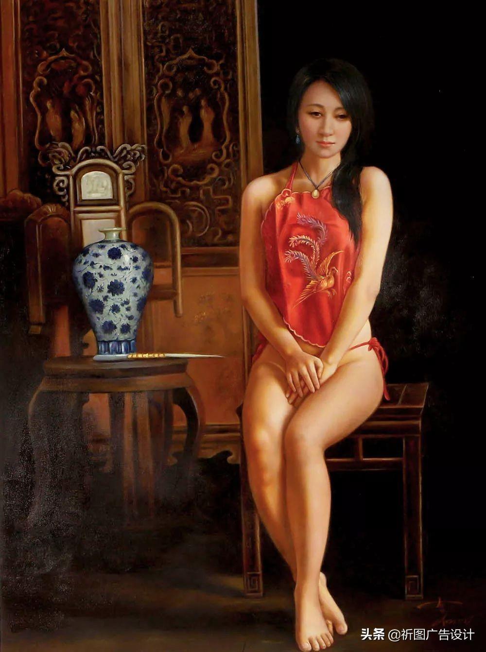 ​中国油画艺术家人体油画作品欣赏 第29张