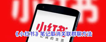 小红书如何删除笔记关联群聊 第1张