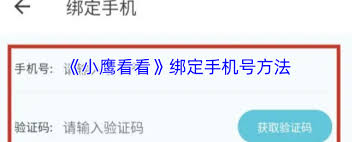小鹰看看如何绑定手机号 第1张