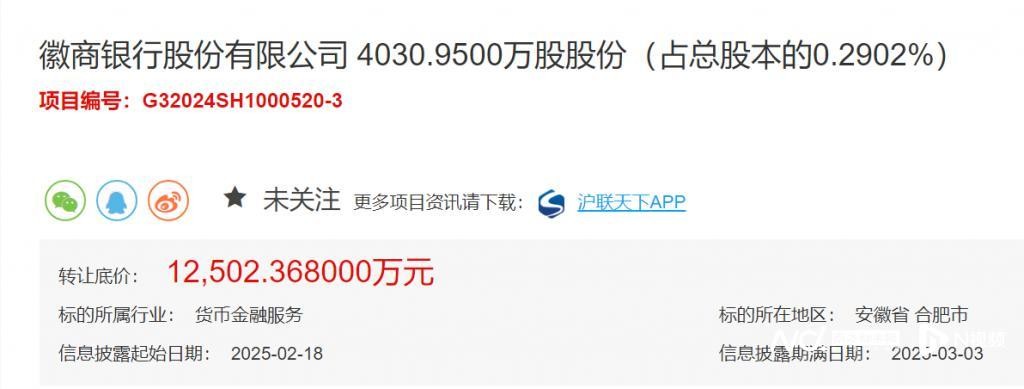 ​业绩增长放缓、合规问题频发，徽商银行股权遭中粮系打折抛售 第3张