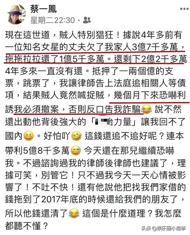 ​赵薇老公麻烦大了，港媒曝黄有龙遭名媛讨债，欠债或是高达2亿多 第8张