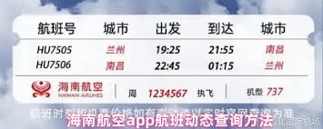 海南航空app如何查看航班动态 第2张