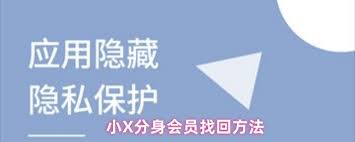 小X分身如何找回会员 第1张