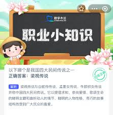 我国四大民间传说之一是哪个 第1张