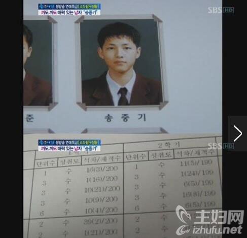 宋仲基高三成绩单曝光 高三旧照大写的帅气证未整容 第1张 宋仲基高三成绩单曝光 高三旧照大写的帅气证未整容 第1张