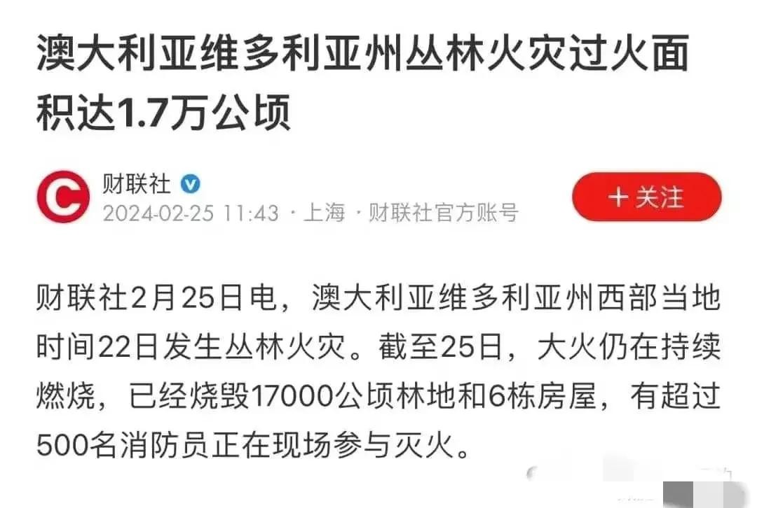 ​闹大了！澳大利亚也发生山火了！央视新华社等国内媒体抢着报道！ 第4张