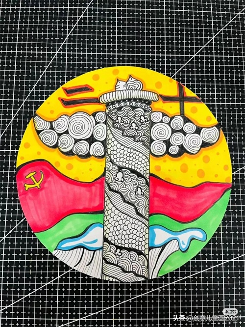 ​精选33张国庆节主题绘画，庆祝祖国华诞 |手抄报素材 第4张