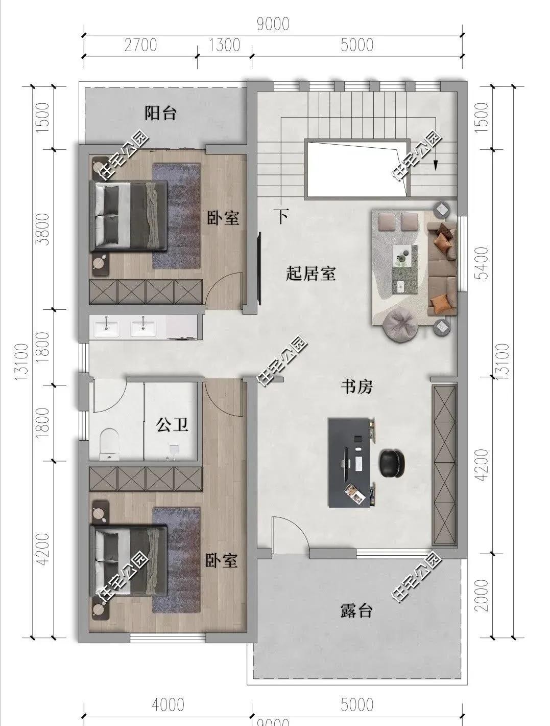 ​4套占地120平的农村户型图，经济实惠又好看，家家都能盖一栋！ 第6张